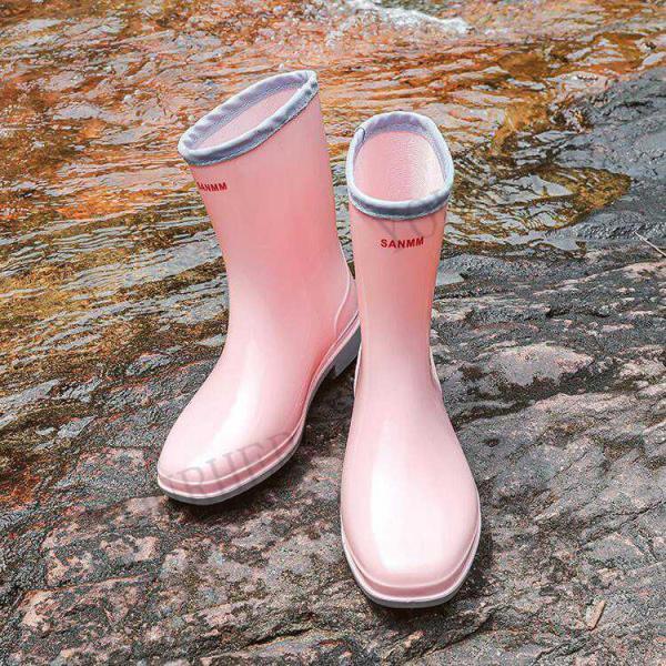レインブーツ レディース ショート 完全防水 防水 レインシューズ ショートブーツ おしゃれ ゆったり ワークブーツ 滑らない 雨 雪 長靴 軽量無地 |  | 16