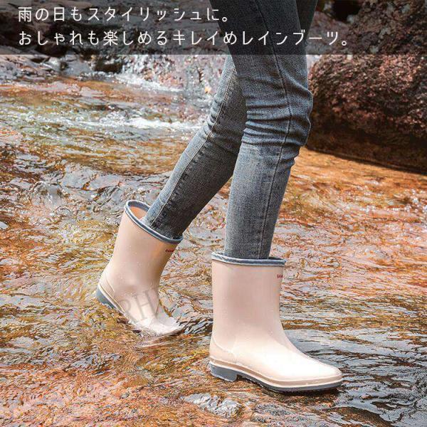 レインブーツ レディース ショート 完全防水 防水 レインシューズ ショートブーツ おしゃれ ゆったり ワークブーツ 滑らない 雨 雪 長靴 軽量無地 |  | 01