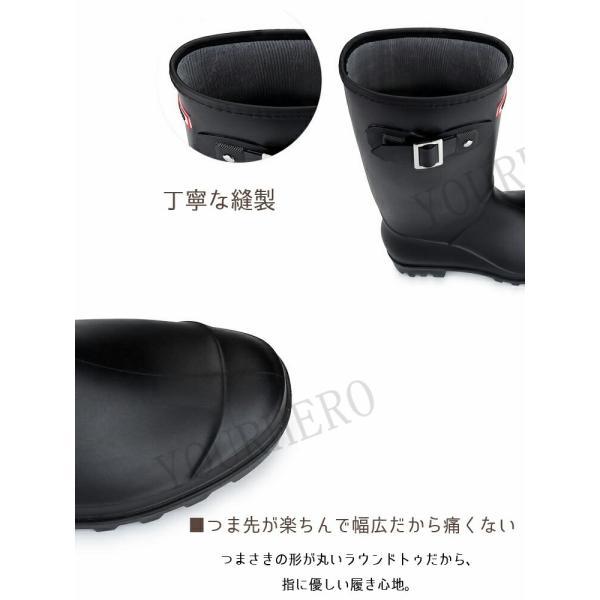 レインブーツ レディース レインシューズ ジョッキー 雨降り 雪 雨 ラバーブーツ 無地 長靴バックルデザイン レインブーツ防水 梅雨台風 防寒 軽量 |  | 02