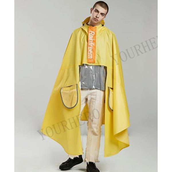 レインポンチョ 自転車 レディース メンズ レインコート リュック 通学 ママ送迎レインウェア おしゃれ ロング丈男女兼用 レインコート 通勤 通学 |  | 12
