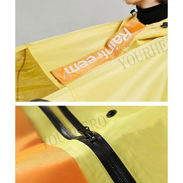 レインポンチョ 自転車 レディース メンズ レインコート リュック 通学 ママ送迎レインウェア おしゃれ ロング丈男女兼用 レインコート 通勤 通学 |  | 05