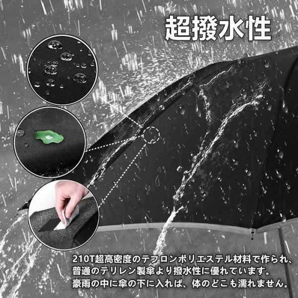 傘 逆さ傘 折りたたみ傘 濡れない UV遮蔽率100% 雨晴兼用 晴雨傘 日傘 遮光 ボタン開式 自動開く 雨具 紫外線対策 超撥水  UV 傘 男女 |  | 03