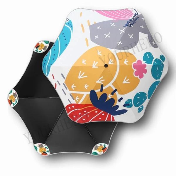 折りたたみ傘 自動開閉 軽量 折り畳み傘 男女兼用 晴雨兼用 台風対応 梅雨対策 超撥水 おりたたみ傘 210T高強度グラスファイバー 収納ポーチ付き |  | 04