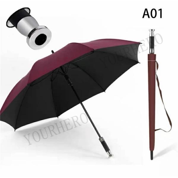 長傘 メンズ 紳士傘 傘 梅雨対策 台風対応 収納ポーチ付き 210T高強度グラスファイバー ワンタッチ開き ビッグサイズ 強靭傘 旅行 通学通勤 紺 |  | 01