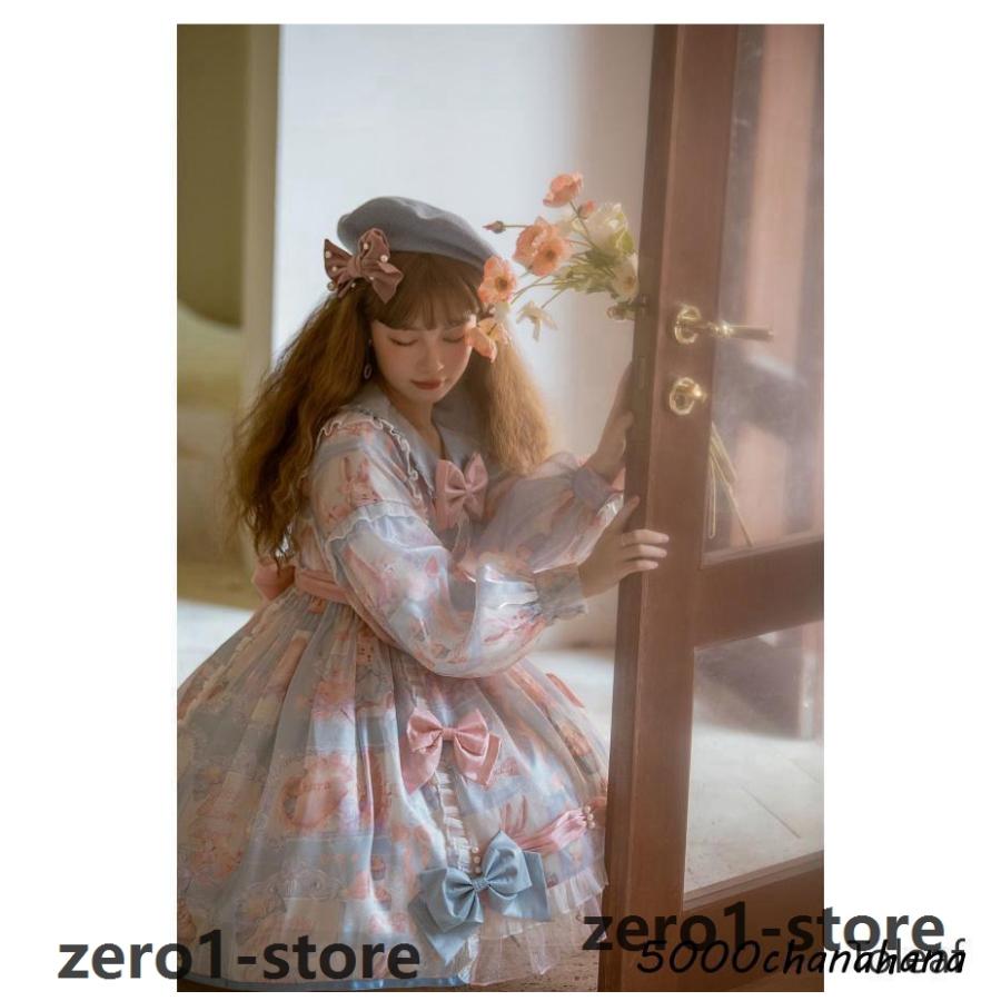 ワンピース コスチューム ロリータ メイド服 ゴスロリ ロリータワンピース 華やか メイド 豪華セット レディース ロリィタ 姫袖 姫ロリ 甘ロリ ゴシック ゴス |  | 01