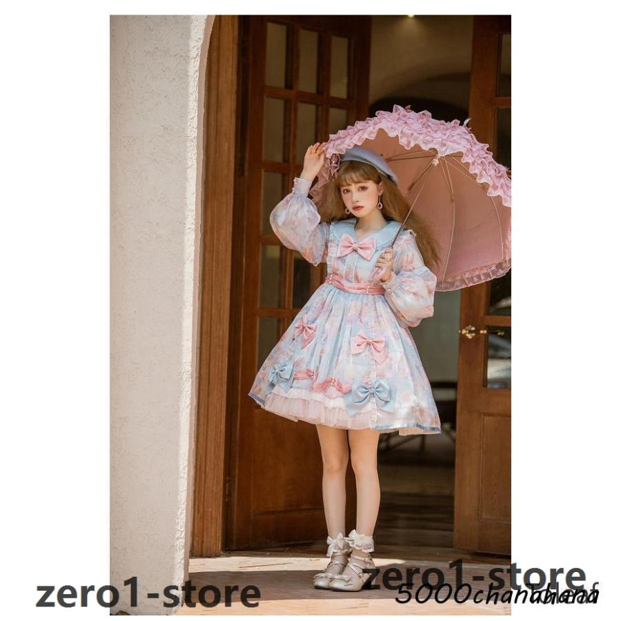 ワンピース コスチューム ロリータ メイド服 ゴスロリ ロリータワンピース 華やか メイド 豪華セット レディース ロリィタ 姫袖 姫ロリ 甘ロリ ゴシック ゴス |  | 04