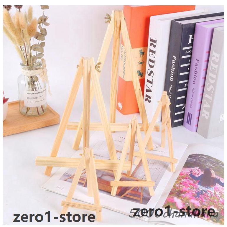 画架 パネルスタンド イーゼル 三角形 木製 机上 折りたたみ 写生 絵画 展示用 カフェ 店舗 メニュースタンド オフィス ナチュラル |  | 02