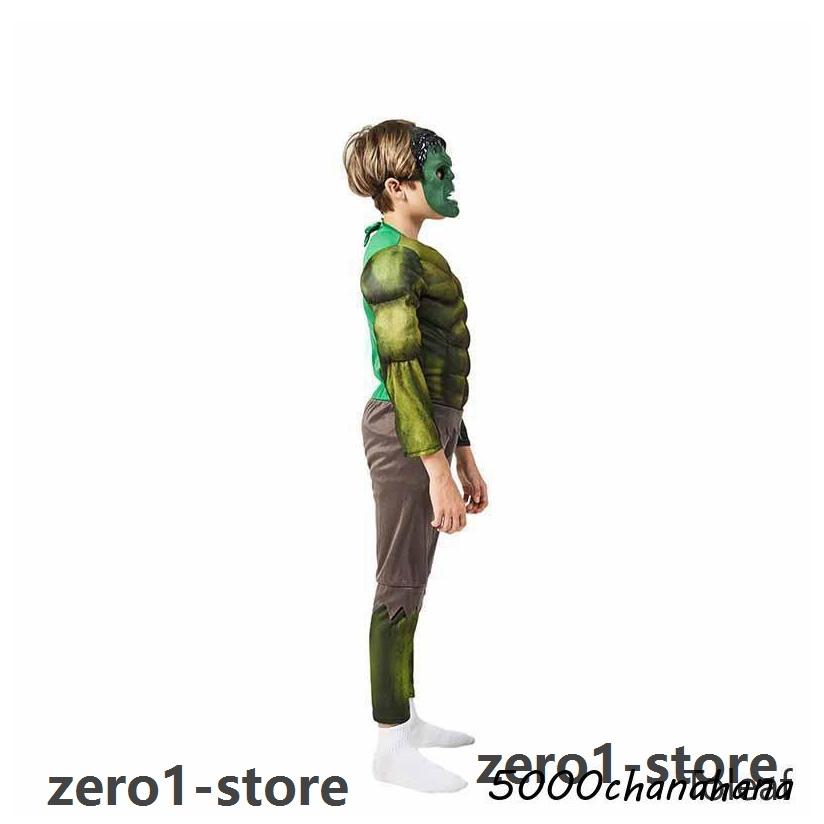 メンズ マーベル 【ハロウィン】の子供コスプレ衣装 ハルク 衣装 キッズ 子供 誕生日プレゼント アニメ 仮装 |  | 01
