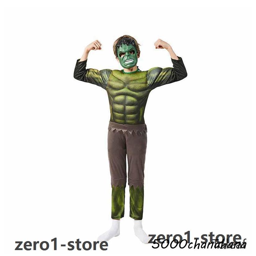 メンズ マーベル 【ハロウィン】の子供コスプレ衣装 ハルク 衣装 キッズ 子供 誕生日プレゼント アニメ 仮装 |  | 02