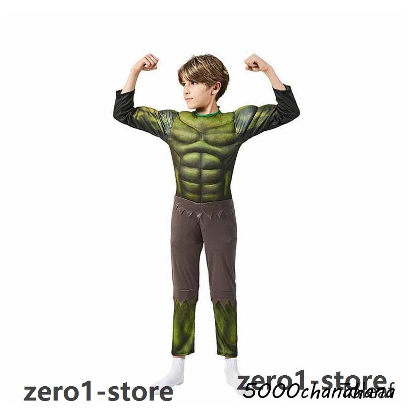 メンズ マーベル 【ハロウィン】の子供コスプレ衣装 ハルク 衣装 キッズ 子供 誕生日プレゼント アニメ 仮装 |  | 03