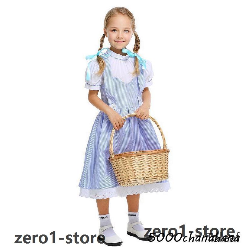 オズの魔法使い Dorothy ドロシー風 童話 S-XL 女の子 ワンピース キッズ 子供用 コスプレ衣装 |  | 03