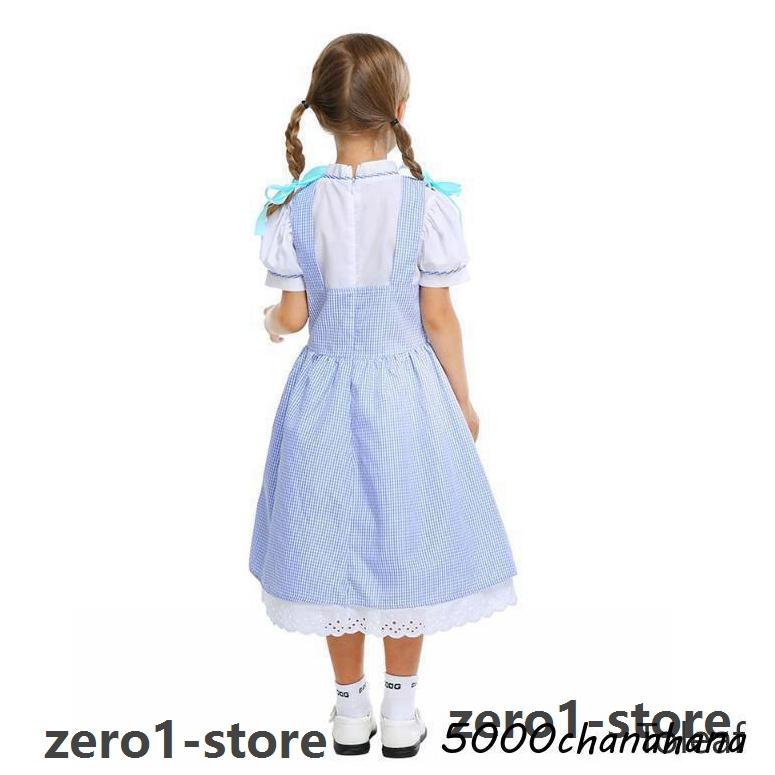 オズの魔法使い Dorothy ドロシー風 童話 S-XL 女の子 ワンピース キッズ 子供用 コスプレ衣装 |  | 04