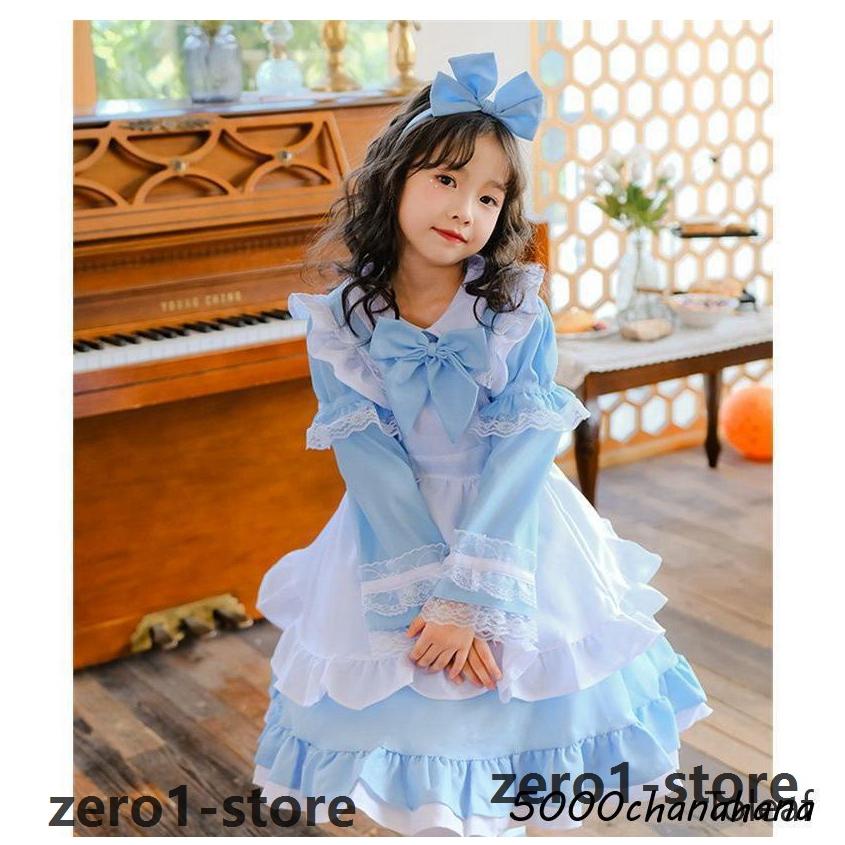 キッズ メイド服 コスプレ 仮装 メイド 服 プリンセスドレス 萌え コスプレ衣装 子供 キャラクター 女の子 ジュニア かわいい 可愛い ハロ |  | 05