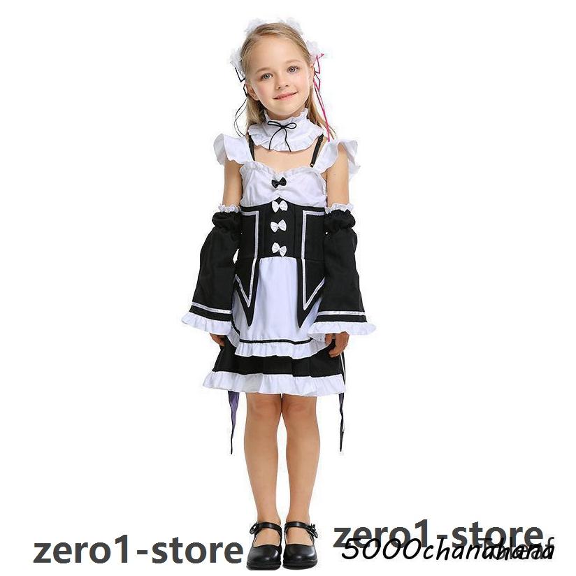 子供用 女性用 S?L衣装 メイド服 コスプレ KIDS コスチューム ロリータ風 衣装 アリス レディース ガールズ 猫女 ハロウィーン |  | 02