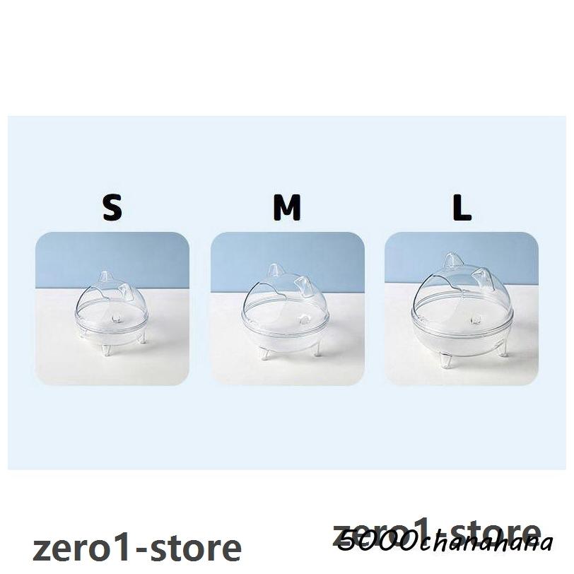 ハムスターハウス 小動物用 ハムスタートイレ 砂遊び場 お風呂 バスルーム 洗面所 シャワー室 透明 カバー付き 飛び散り防止 |  | 08