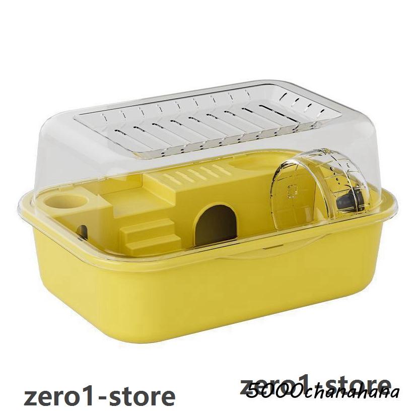 ハムスターハウス 小動物用 ハムスターケージ 給水器 餌場 回し車 飼育かご お家 小屋 遊び場 ケース 透明 クリア 中が見える ゴールデン ジャン |  | 05