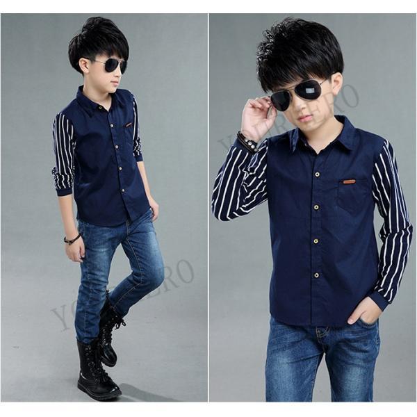 長袖シャツ シャツ 子供 ワイシャツ フォーマル キッズ ボーイズ フォーマル 男の子 スーツ 子供服 園キッズ シャツ 入学 スーツ カッターシャツ |  | 03