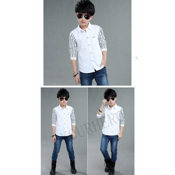 長袖シャツ シャツ 子供 ワイシャツ フォーマル キッズ ボーイズ フォーマル 男の子 スーツ 子供服 園キッズ シャツ 入学 スーツ カッターシャツ |  | 05