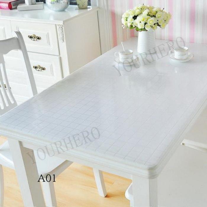 テーブルクロス 花柄 撥水加工 おしゃれ 厚1.5mm 厚2mm テーブルマット PVC 長方形 食卓デスクマット 防水 撥油 耐熱 汚れ防止 傷防止 |  | 02