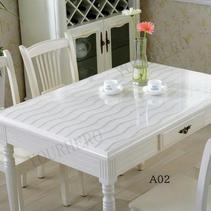 テーブルクロス 花柄 撥水加工 おしゃれ 厚1.5mm 厚2mm テーブルマット PVC 長方形 食卓デスクマット 防水 撥油 耐熱 汚れ防止 傷防止 |  | 03