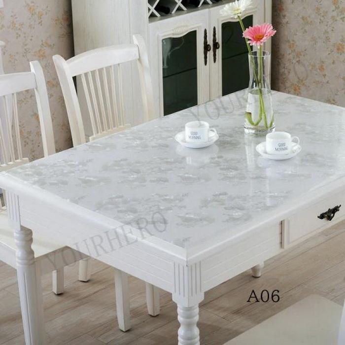 テーブルクロス 花柄 撥水加工 おしゃれ 厚1.5mm 厚2mm テーブルマット PVC 長方形 食卓デスクマット 防水 撥油 耐熱 汚れ防止 傷防止 |  | 07