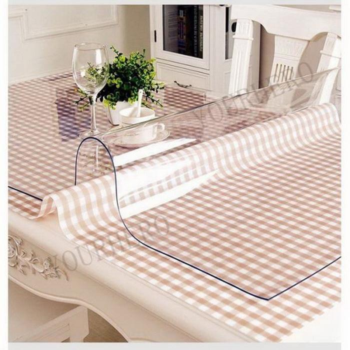 テーブルクロス 透明 撥水加工 おしゃれ 厚1.5mm 厚2mm テーブルマット PVC 円形 食卓デスクマット 防水 撥油 耐熱 汚れ防止 傷防止 家庭用 オフィス用 |  | 07