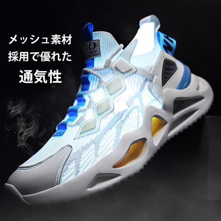 ランニングシューズ メンズ ジョギングシューズ 運動靴 スニーカー 通気性 軽量 ウォーキング カジュアル 白 黒 幅広 防風 オールシーズン 通学 通勤 立ち仕事 |  | 03