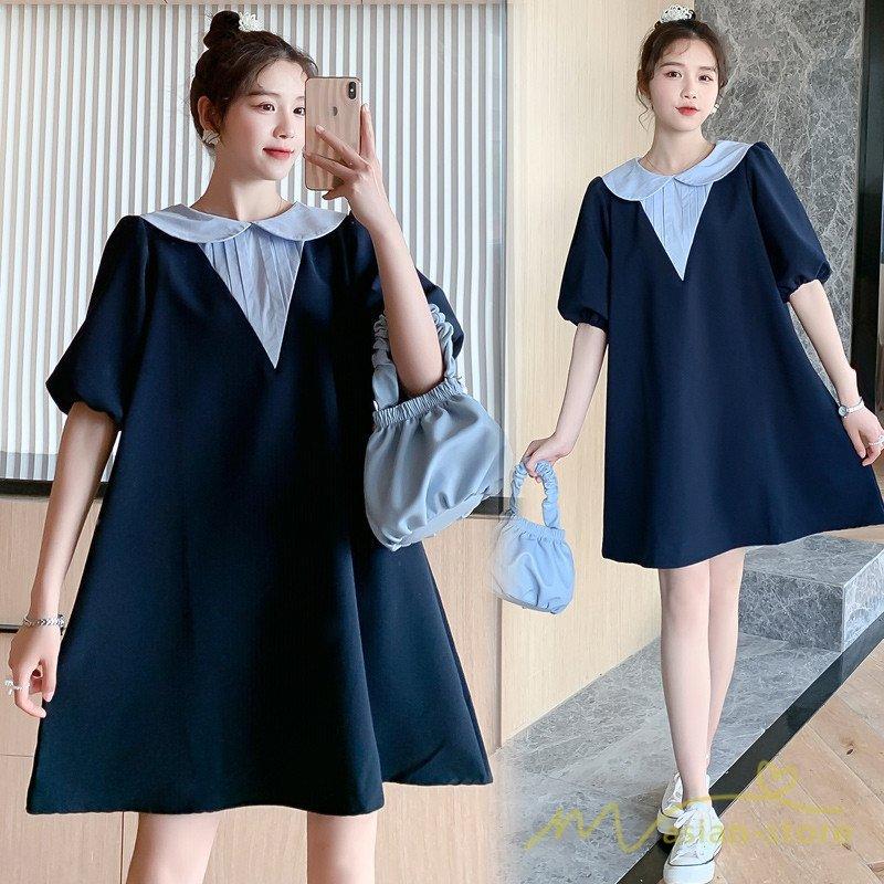 ワンピース 夏 マタニティ ママ服 妊娠服 産前 産後 マタニティ服 マタニティウェア 通勤着 オフィス マタニティ 切り替え お出かけ 大きいサイズ きれいめ 最新
