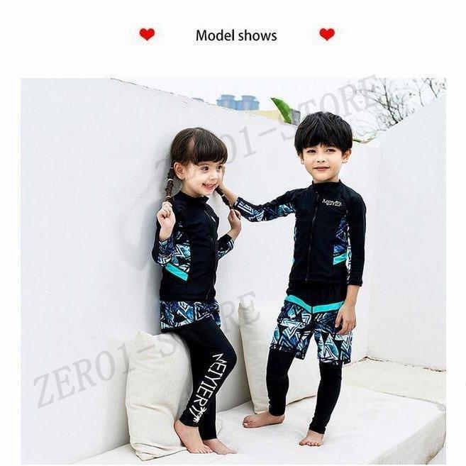 子供 水着 ラッシュガード キッズ ジュニア 女の子 長袖 おしゃれ 大きいサイズ 3点セット 体型カバー 子ども 男の子 ガールズ かわいい リゾート |  | 05