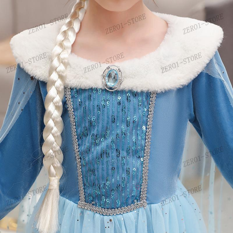 新作 エルサ アナと雪の女王2 風 子供用 ドレス アナ雪 コスプレ 衣装 コスチューム ワンピース キッズ かわいい おすすめ 高級｜zero1-store｜06