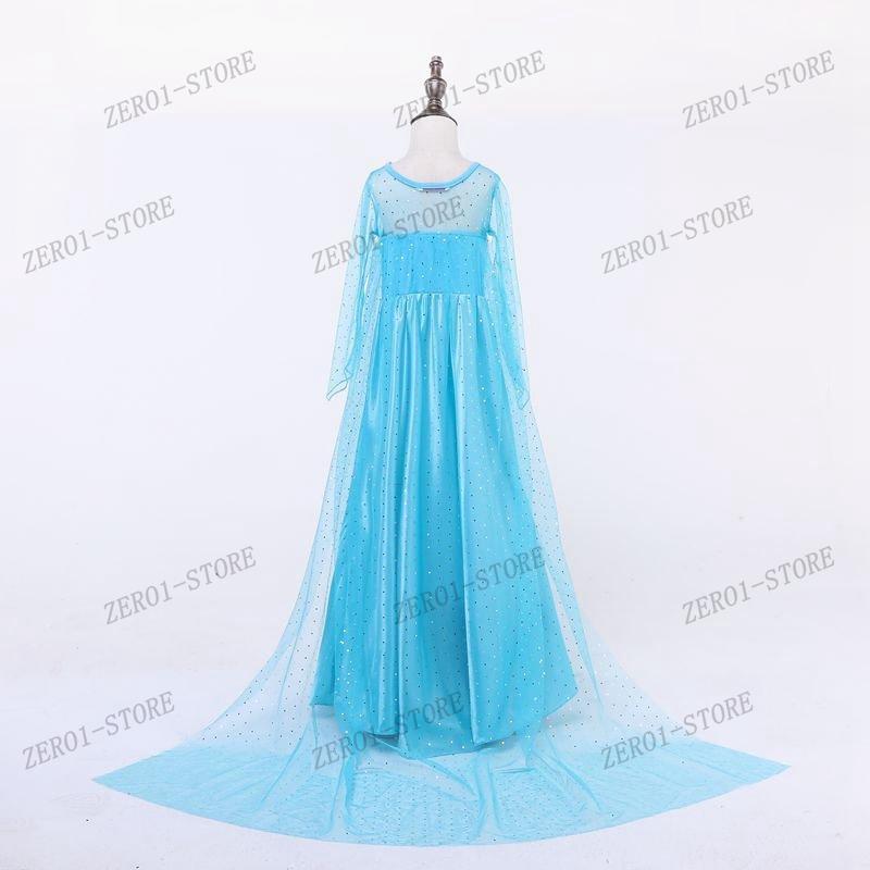 プリンセスドレス 子供用 アナと雪の女王 エルサ風 コスチューム