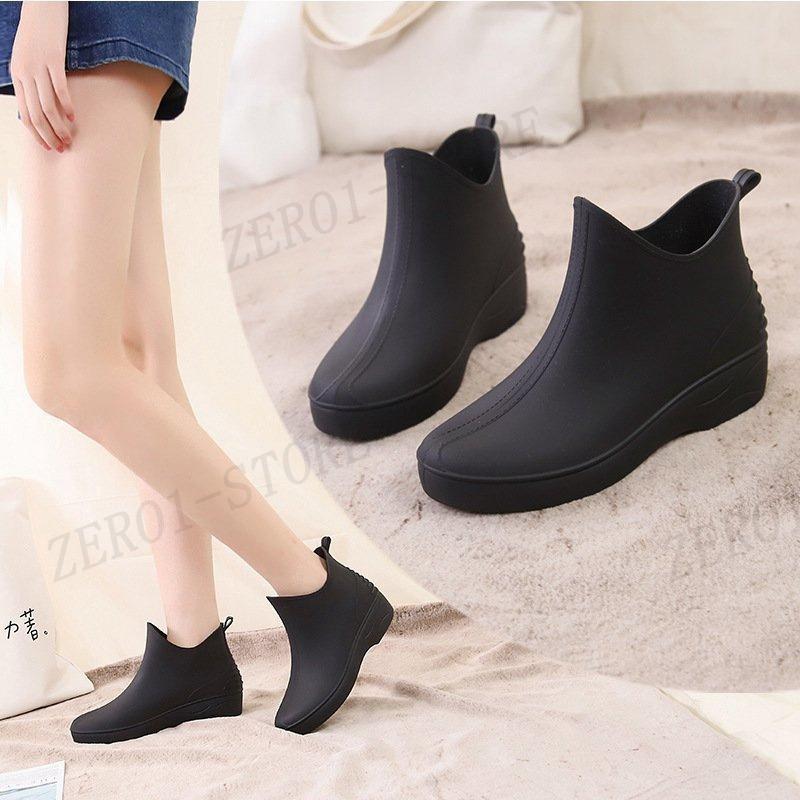 超目玉 レインシューズ レディース レインブーツ ショート 厚底 雨靴 長靴 人気 おしゃれ 歩きやすい 履きやすい 靴 レディース Hanagrocare Com