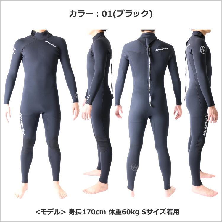 ハイパーフレックス ウェットスーツ メンズ 3×2mm フルスーツ ウエット