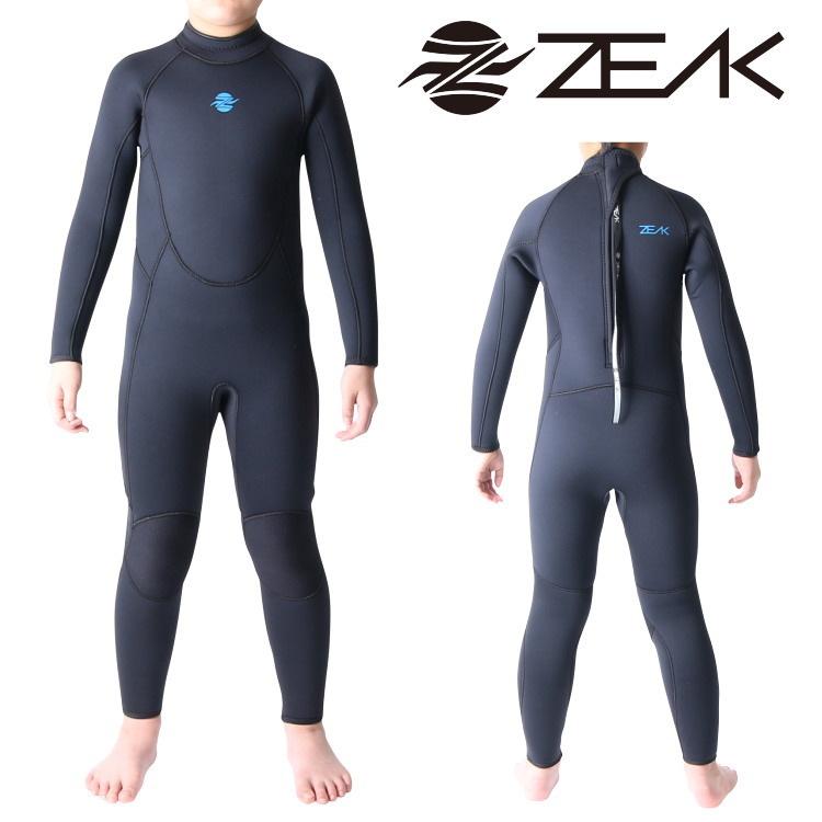 美品 男の子3/3mmフルスーツ125cm25kg 在庫処分SALE】【40%OFF】ZEAK(ジーク) ウェットスーツ 子供用