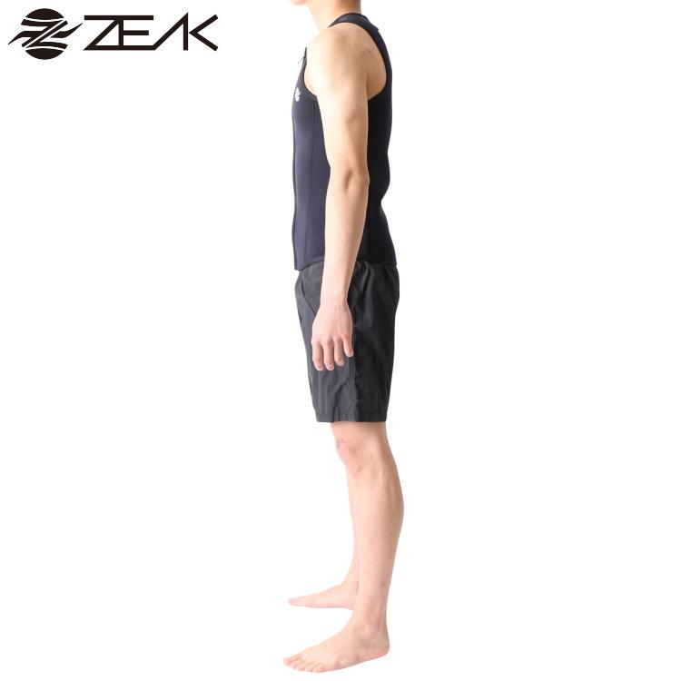 ZEAK(ジーク) ウェットスーツ 男性用 メンズ ベスト ウエット