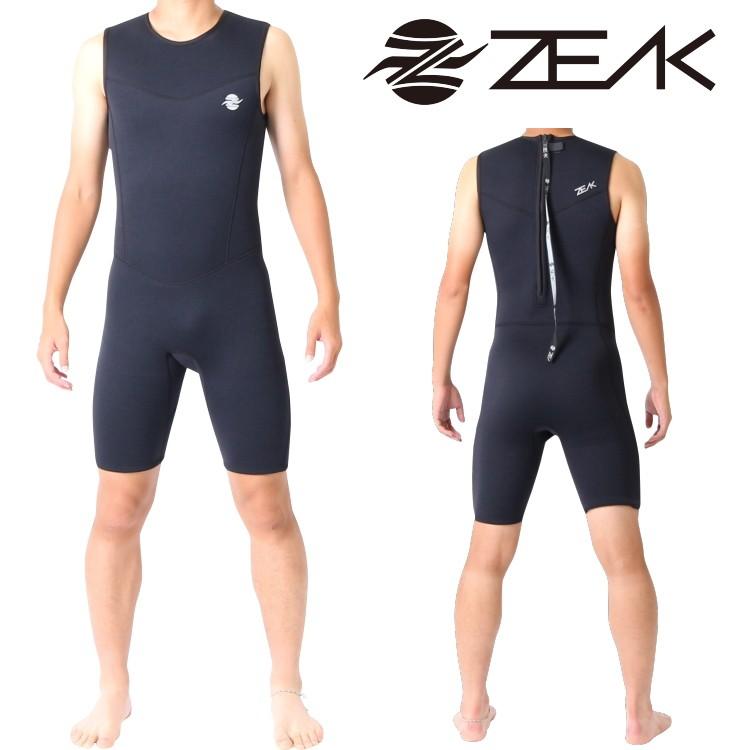 ZEAK(ジーク) ウェットスーツ メンズ ショートジョン (2mm) ウエットスーツ サーフィン ウエットスーツ ZEAK WETSUITS｜zero1surf