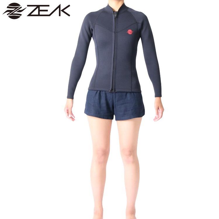 ZEAK(ジーク) ウェットスーツ 女性用 レディース 長袖 タッパー