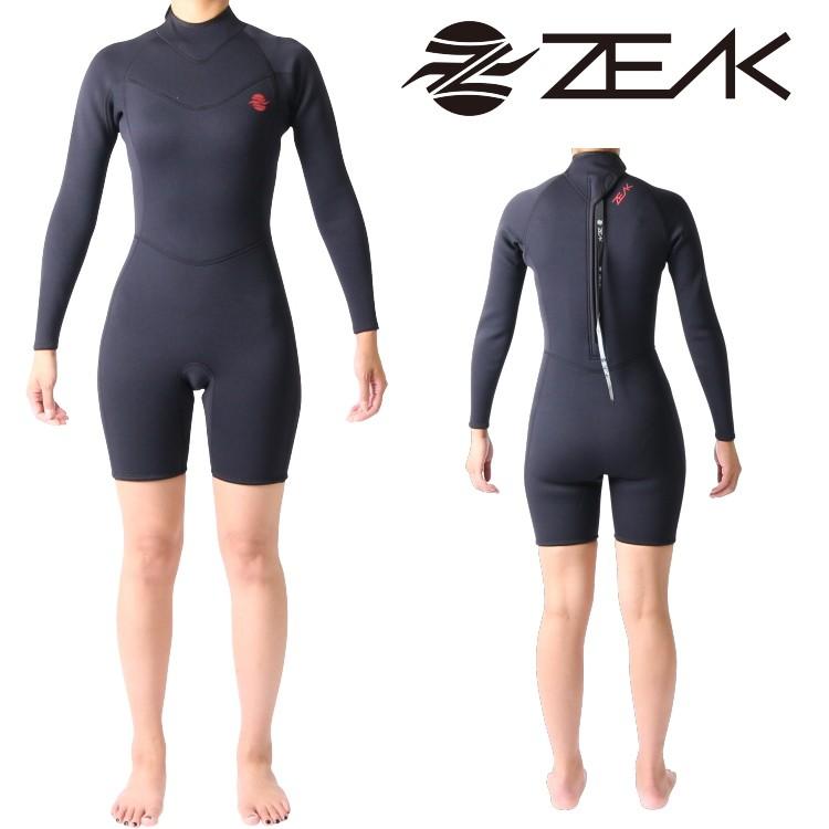 ZEAK(ジーク) ウェットスーツ レディース ロング スプリング (3×2mm 