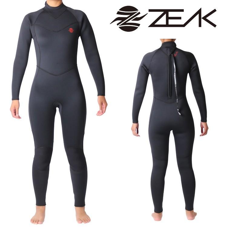 ZEAK(ジーク) ウェットスーツ レディース フルスーツ (5×3mm) ウエットスーツ サーフィン ウエットスーツ ZEAK WETSUITS｜zero1surf
