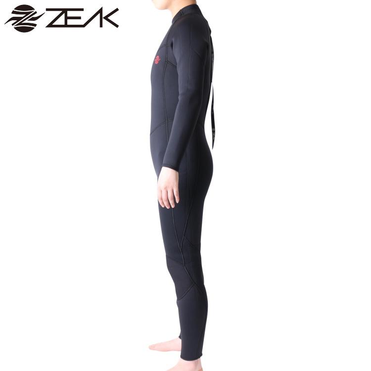 ZEAK(ジーク) ウェットスーツ 女性用 レディース 5mm / 3mm フルスーツ