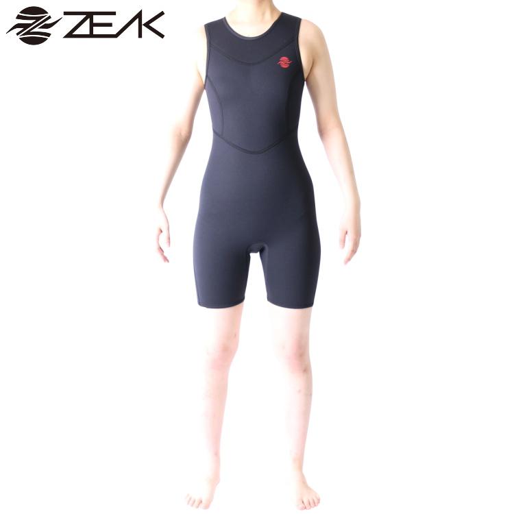 ZEAK(ジーク) ウェットスーツ 女性用 レディース ショートジョン ZEAK(ジーク) ウェットスーツ 女性用 レディース ショートジョン