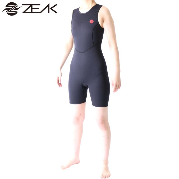 ZEAK(ジーク) ウェットスーツ 女性用 レディース ショートジョン ZEAK(ジーク) ウェットスーツ 女性用 レディース ショートジョン