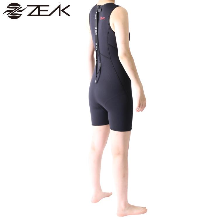 ZEAK(ジーク) ウェットスーツ 女性用 レディース ショートジョン ZEAK(ジーク) ウェットスーツ 女性用 レディース ショートジョン