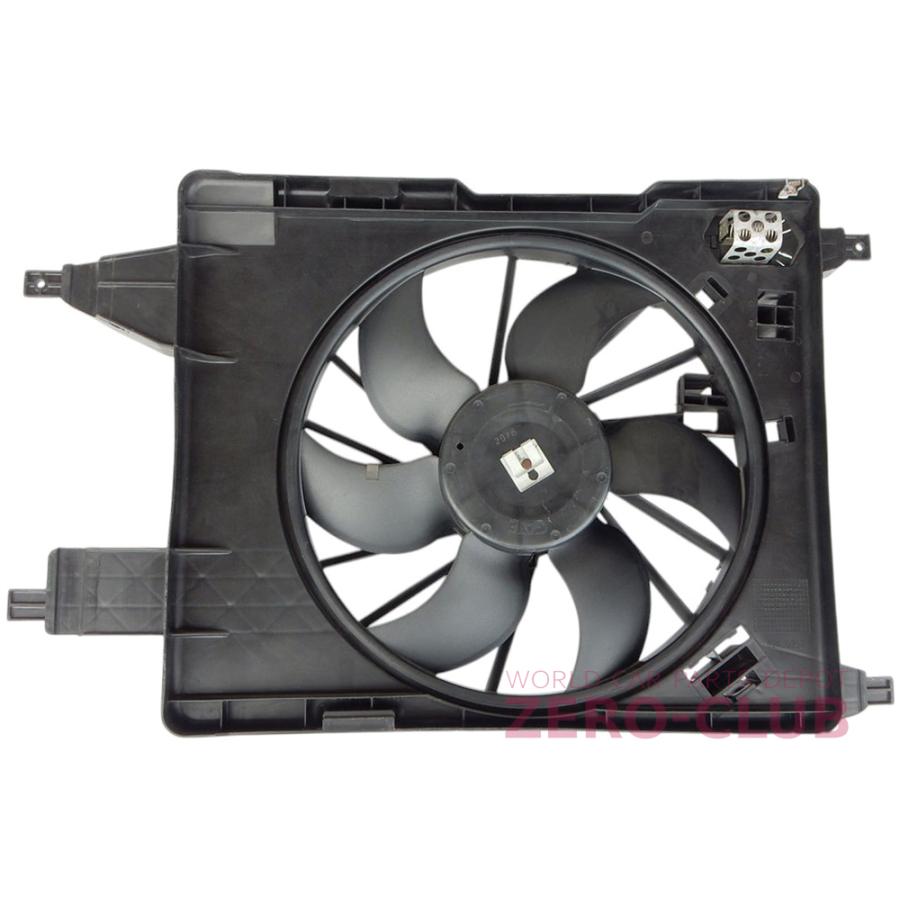 ルノーメガーヌ2 F1 F4R2用 電動ファンASSY シュラウド、レジスター付