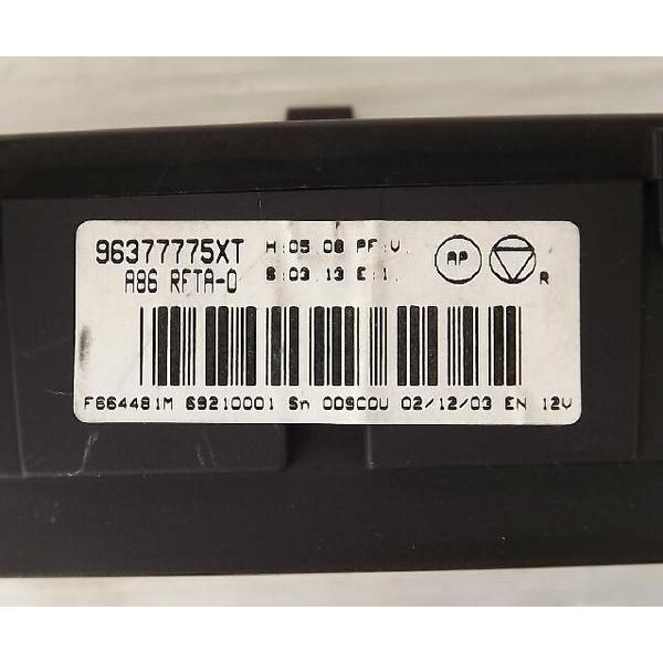 シトロエンC3用 純正 ACコントロールユニット AUTOエアコン用』【1165