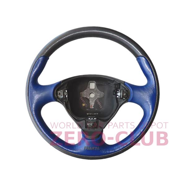 FIATプント HGT アバルト 188A1用 純正 ステアリング ブラック＆ブルー