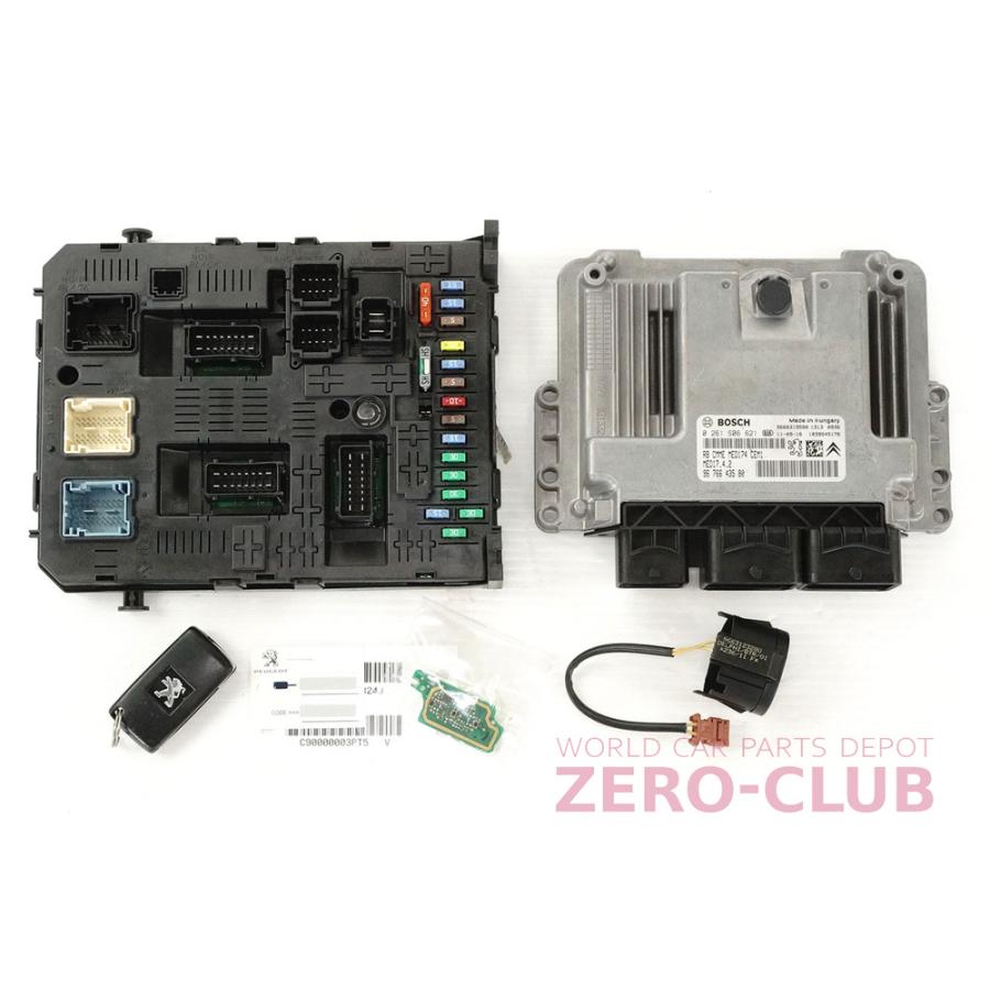 プジョー RCZ T7R5F02 AT用/純正 エンジンコンピューター一式 プジョー RCZ T7R5F02 AT用/純正 エンジンコンピューター一式
