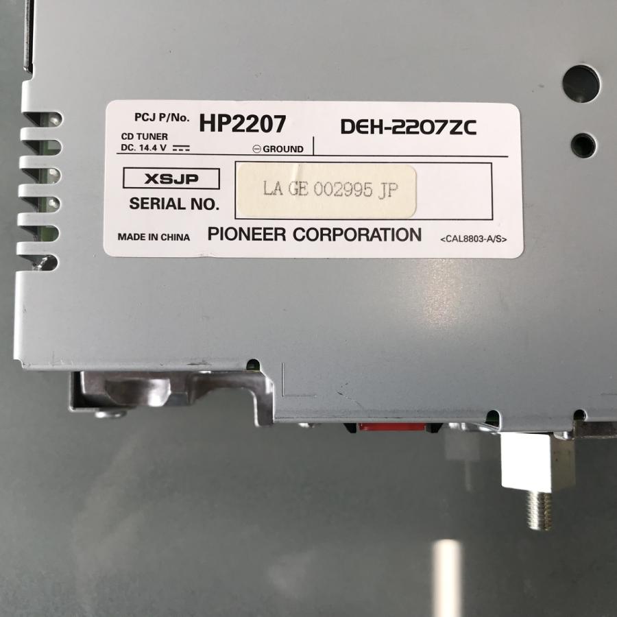 プジョー308用/純正 CDデッキ パイオニア製 DEH-2207ZC 取扱説明書付き