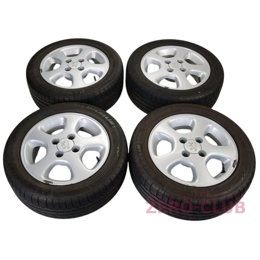 プジョー 306用/純正 アルミホイール 6.0J-15 +19 4H-108 195/55R15 4