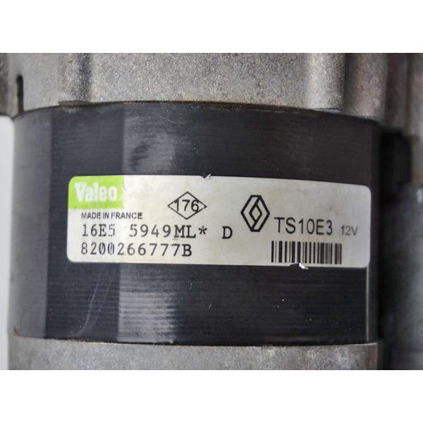 ルノーカングー1 1.6 K4M用 純正 セルモーター 8200266777 Valeo